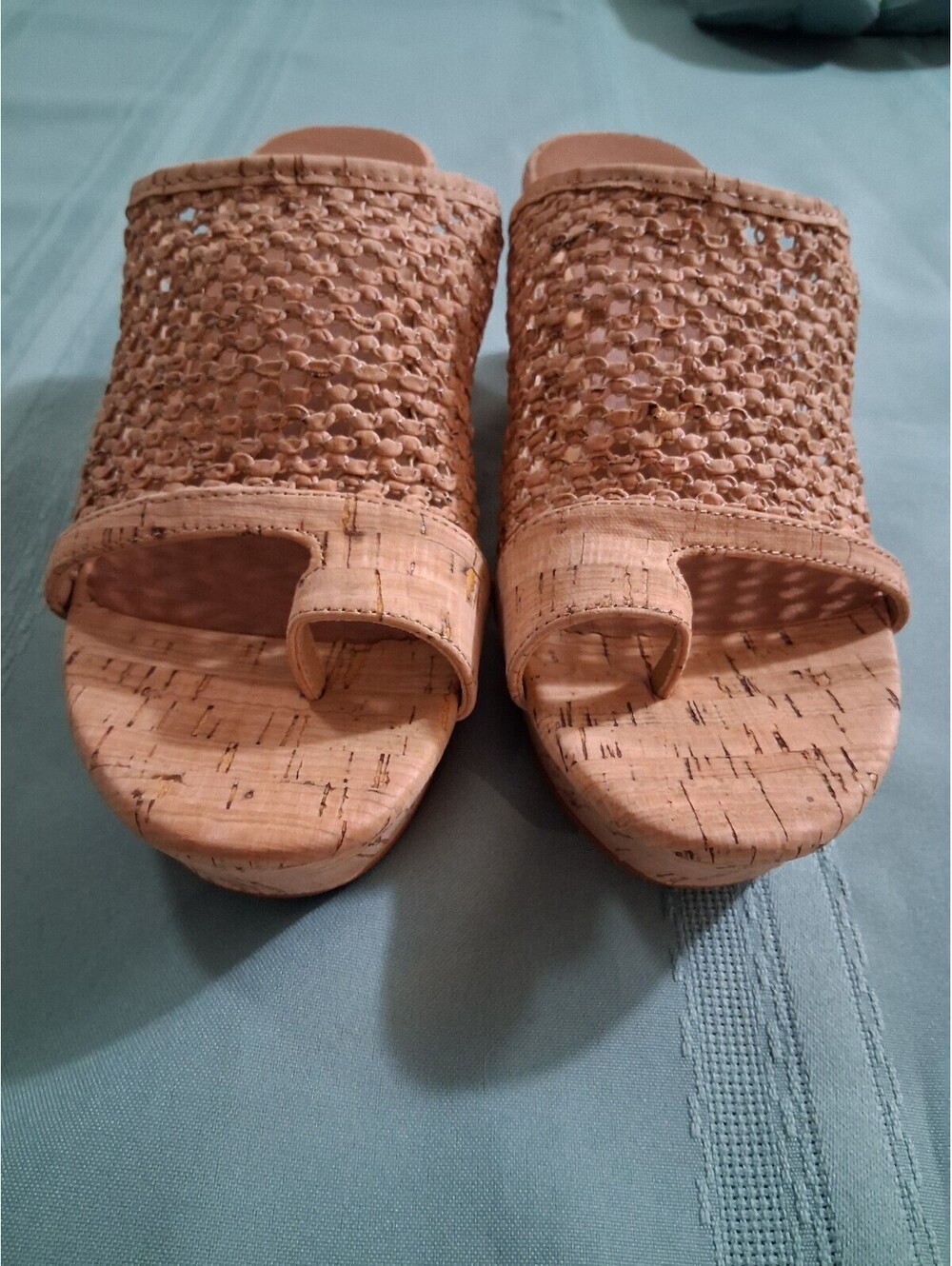 Baretraps Women's Size 7M Cork Platform Wedge Sandals